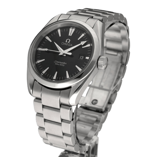Montre Omega Seamaster Aqua Terra - Montre quartz en acier 36 mm réf. 2518.50.00 58 Facettes OMG/SEA/270