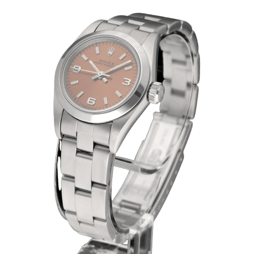 Montre Rolex Oyster Perpetual Lady 67180 - Montre femme 26 mm en acier (1997) 58 Facettes ROL/OOP/173