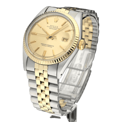 Montre Rolex Datejust 1601 (1973) - Montre automatique 36 mm en or et acier 58 Facettes ROL/DJ1/1286