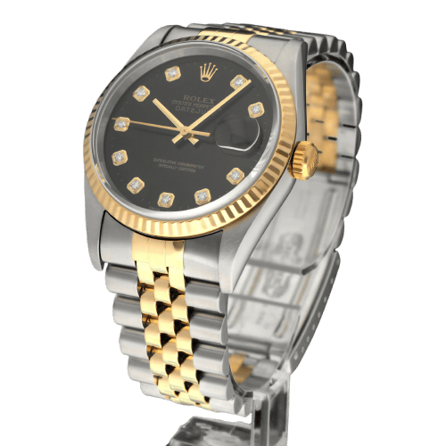 Montre Rolex Datejust - Montre 16233G 36 mm en acier et or (2000) 58 Facettes ROL/DJ1/1312