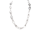 Collier Collier maille ovale en or blanc 18 kt 58 Facettes 23426