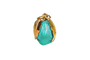 Pendentif Pendentif fruit en or jaune 14K et turquoise 58 Facettes 3270