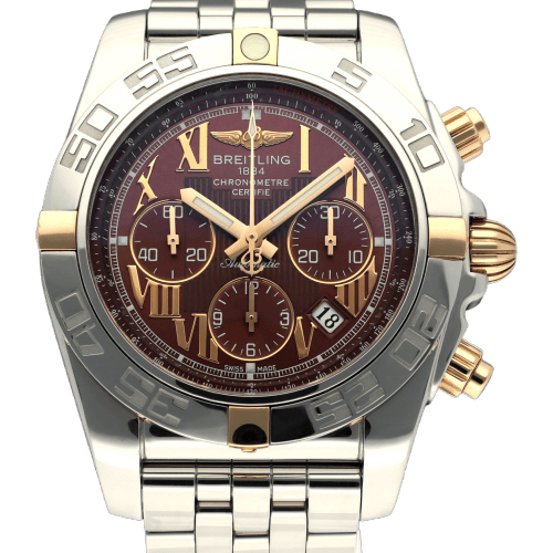 Montre Breitling Chronomat 44 - Montre automatique IB0110 en or rose et acier 58 Facettes BTL/CHM/143