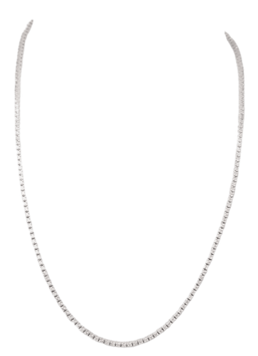 Collier Collier rivière en or blanc 18 kt et diamants 58 Facettes 32848