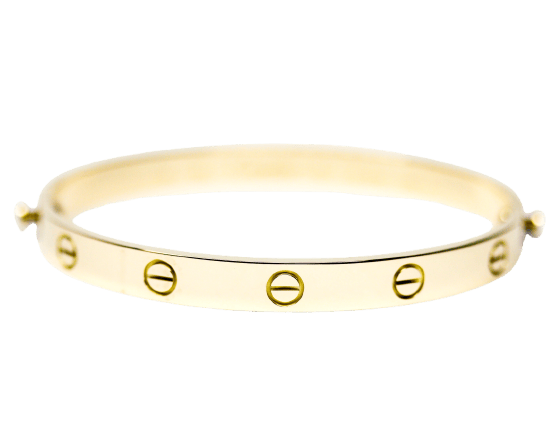Bracelet Cartier - Bracelet Love moyen en or jaune 750 millièmes 58 Facettes A11865