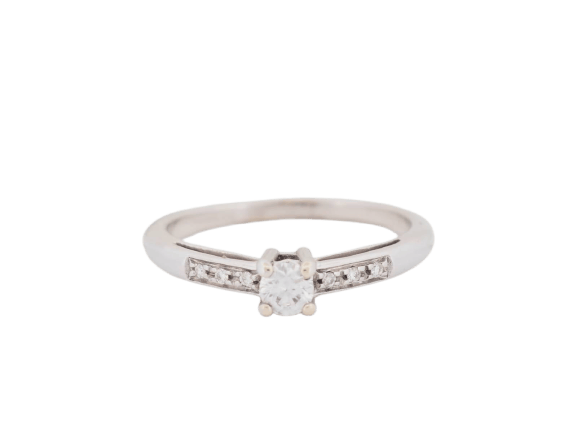 Bague 50 Mauboussin Sel de ma vie - Bague solitaire en or blanc et diamants 58 Facettes 31102