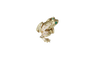 Bague 51.5 Bague grenouille en or jaune 18k et diamants, yeux émeraudes 58 Facettes