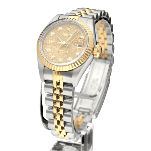 Montre Rolex Lady-Datejust 69173G - Montre femme 26 mm or/acier avec boîte et papiers (1997) 58 Facettes ROL/LDJ/590