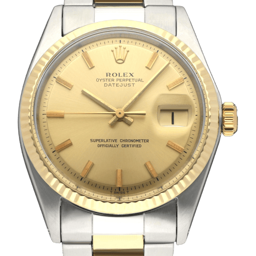 Montre Rolex Datejust 1601 (1972) - Montre 36 mm or et acier 58 Facettes ROL/DJ1/1147