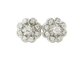 Boucles d'oreilles Boucles d'oreilles marguerites en or blanc 18 ct et diamants 58 Facettes 33524
