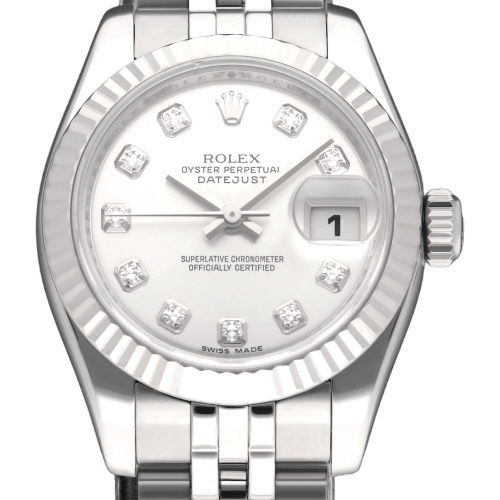 Montre Rolex Lady-Datejust - Montre femme réf. 179174G 26 mm, boîte et papiers (2010) 58 Facettes ROL/LDJ/592