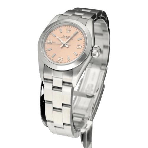 Montre Rolex Oyster Perpetual Lady 67180 - Montre 26 mm acier (1998), boîte et papiers 58 Facettes ROL/OOP/189