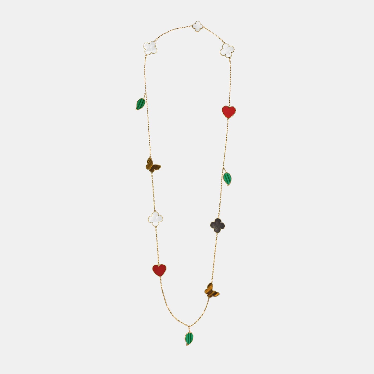 Collier Lucky Alhambra Or jaune Mixte 