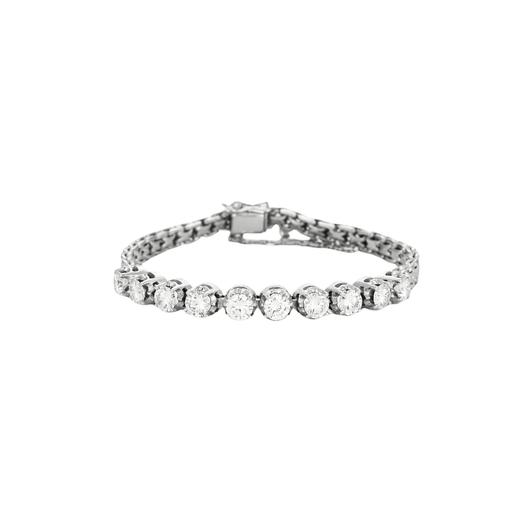 Bracelet Bracelet Or Blanc & Diamants 58 Facettes BO/240008/