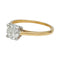 Bague 52 Solitaire - Bague en deux ors avec diamant taille brillant 1,03 ct 58 Facettes 31526
