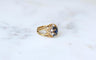 Bague 48 Boucheron - Bague cocktail en or jaune 18k et platine, saphirs et diamants 58 Facettes