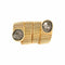 BULGARI - MONETE - Manchette Or Jaune et Argent 58 Facettes