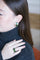 Boucles d'oreilles Puiforcat - Boucles d’oreilles à clips en or jaune 18k et argent, jade 58 Facettes