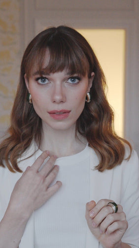 Boucles d'oreilles Puiforcat - Boucles d’oreilles à clips en or jaune 18k et argent, jade 58 Facettes