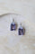 Boucles d'oreilles Boucles d'oreilles dormeuses Art Déco en or blanc et améthystes diamants 58 Facettes