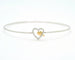 Bracelet Bracelet rigide en or blanc 18 kt avec diamants 58 Facettes 10585