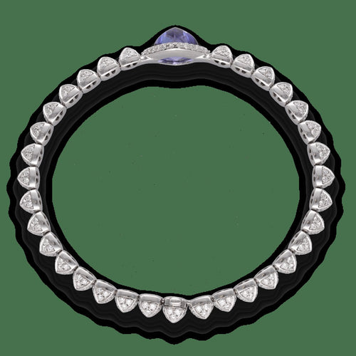 Bracelet Fred Pain de Sucre - Bracelet en or gris 18K, tanzanite et diamants 58 Facettes FB08115