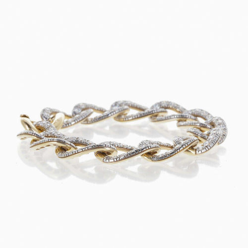 Bracelet Pomellato Catene - Bracelet petit modèle en or rose 18 carats et diamants 58 Facettes 2.19207