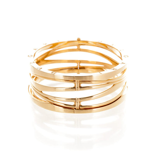 Bracelet Bulgari B.Zero1 Zaha Hadid - Bracelet rigide en or rose 18 carats 58 Facettes 2.19350