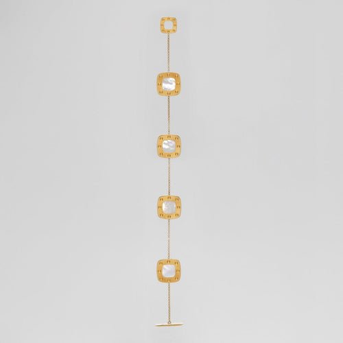 Bracelet Roberto Coin - Bracelet en or jaune 18 K et nacre 58 Facettes 2.19370