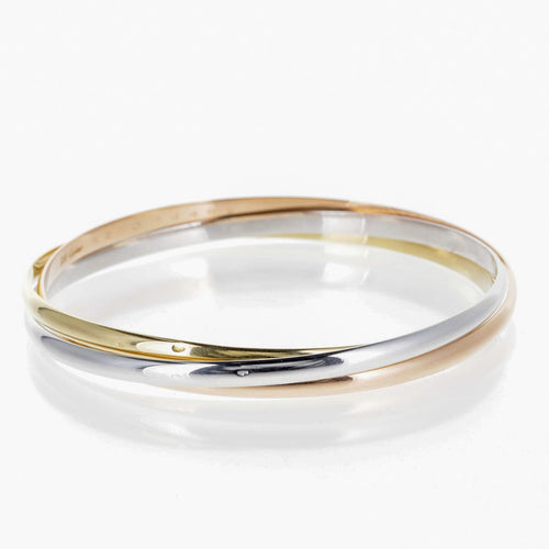 Bracelet 17 Cartier Trinity - Bracelet trois ors en or 18 K 58 Facettes 2.18802