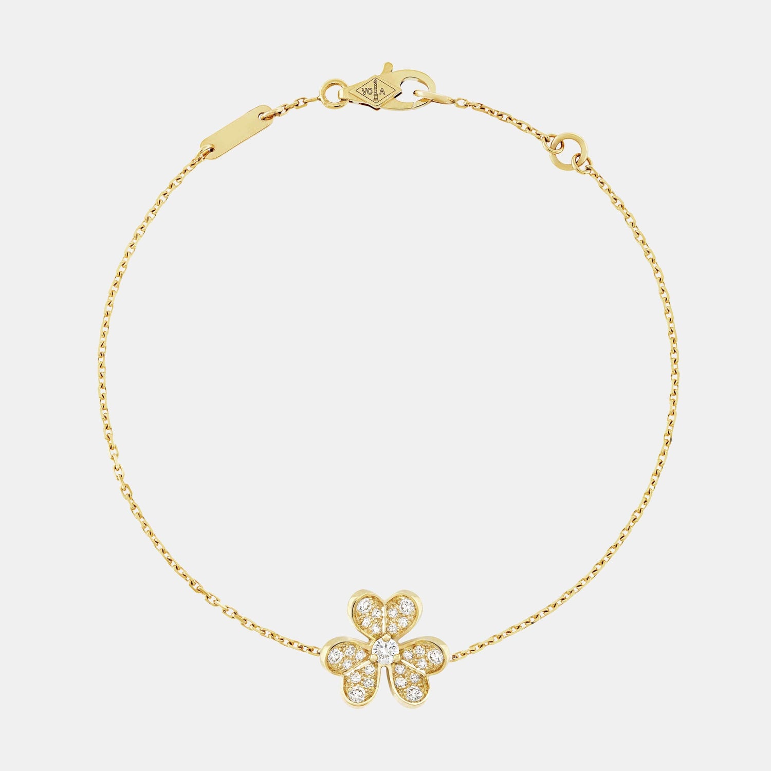 Bracelet Frivole Or jaune Diamant 0.21ct