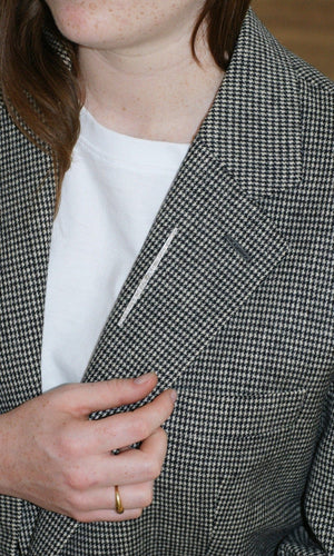 Broche Broche barrette Art Déco en or blanc 18k et diamants 58 Facettes