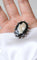 Broche Broche camée en onyx en or rose et diamants 58 Facettes