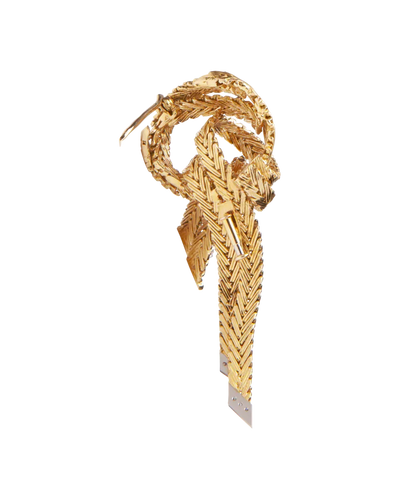 Broche Broche nœud en or jaune et or blanc 18K avec diamants 58 Facettes BO230045/BROCHEENNŒUD