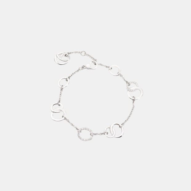 Bracelet Brera Or blanc Diamant 0.2ct