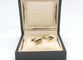 Boutons de manchette Bulgari - Boutons de manchette en or jaune 18 ct et acier 15 mm 58 Facettes 6454