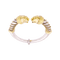 Bracelet Zolotas Heritage - Bracelet jonc en or jaune et argent 58 Facettes 34478