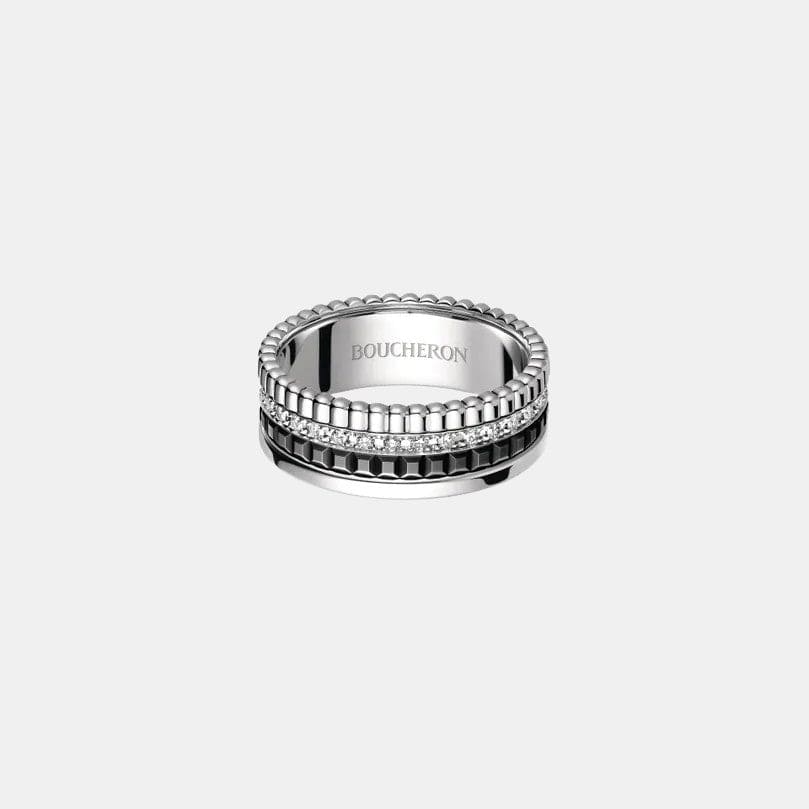 Bague Quatre Or blanc Diamant 0.25ct