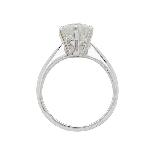 Bague 54 Bague diamant 2,52 ct en or blanc 750 58 Facettes 31503