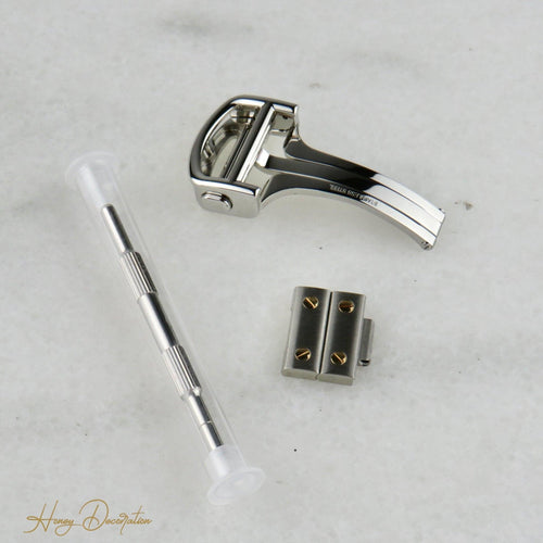 Montre Cartier Santos - Montre unisexe en or jaune 18K, acier et diamants 58 Facettes 2504