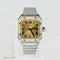 Montre Cartier Santos - Montre automatique 35 mm or jaune, acier et diamants 58 Facettes 2504