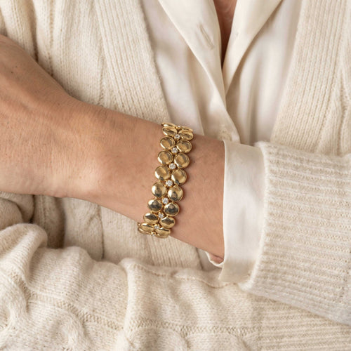 Bracelet Cartier Honeymoon - Bracelet en or jaune 18K et diamants 58 Facettes 22821