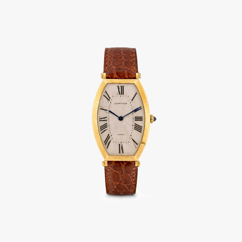 Montre Cartier Tonneau Paris - Montre à remontage manuel en or jaune 18K 58 Facettes 22832