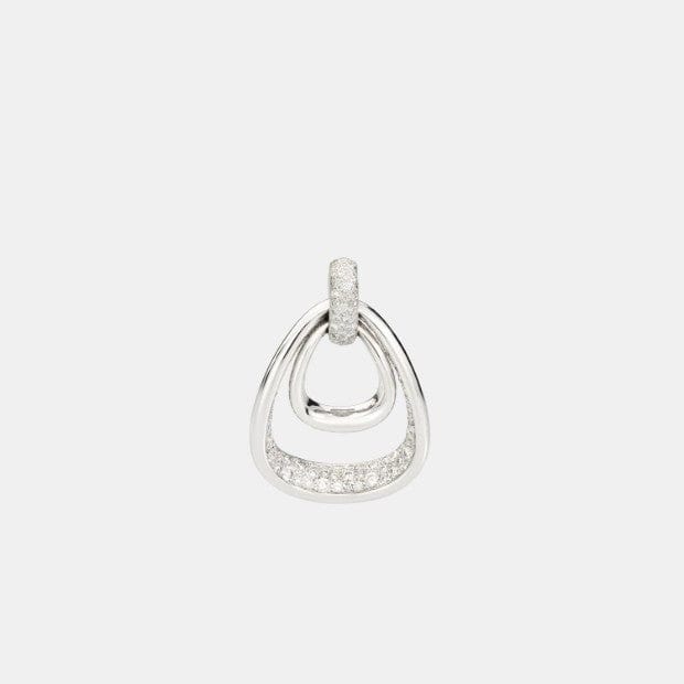 Pendentif Fantina Or blanc Diamant 1.9ct