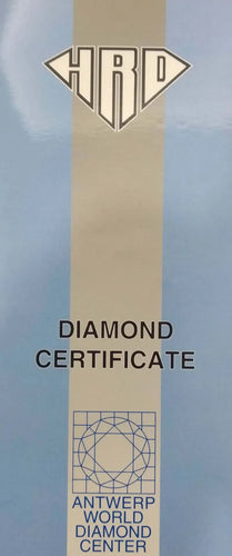 Bague 54 Bague solitaire en or blanc 18 kt avec diamant 0,90 ct HRD 58 Facettes 5605