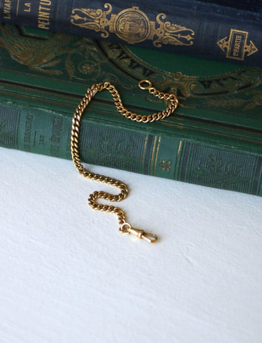 Montre Chaîne de montre - Bracelet gourmette en or jaune 18kt 58 Facettes