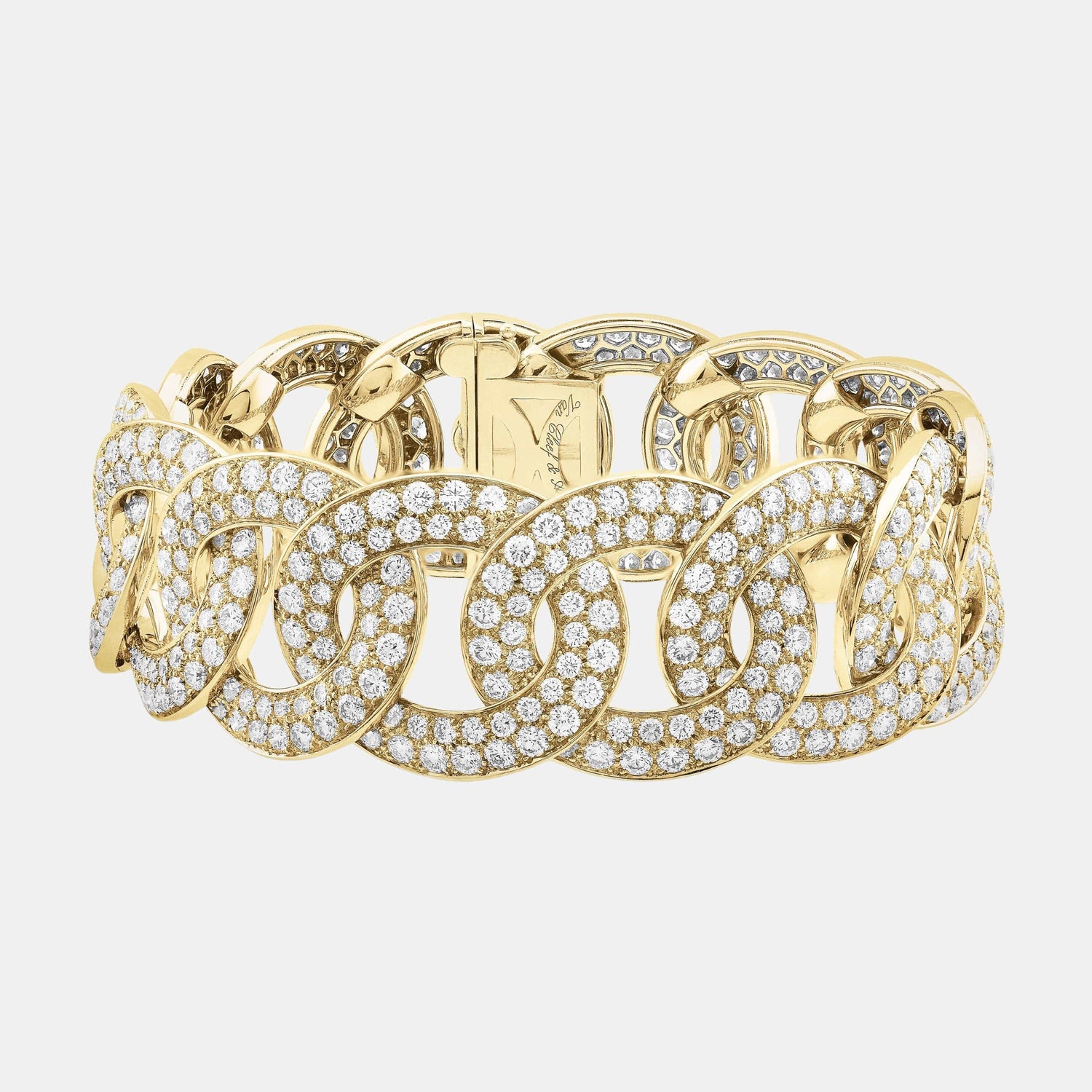 Bracelet Olympia Or jaune Diamant 19.32ct