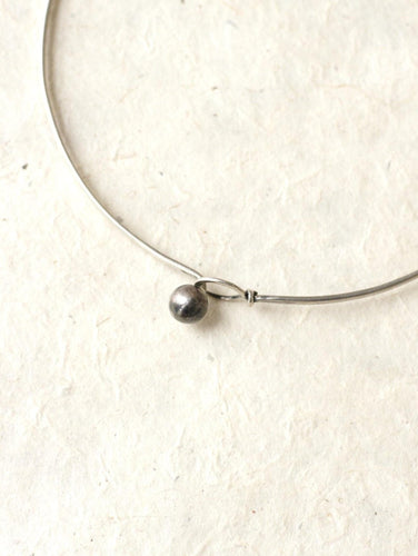 Collier Fabrice - Collier rigide en argent 800 (années 1965-1970) 58 Facettes