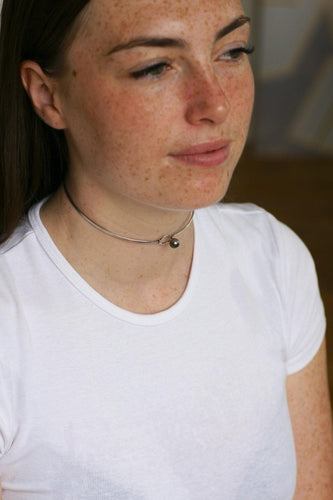 Collier Fabrice - Collier rigide en argent 800 (années 1965-1970) 58 Facettes