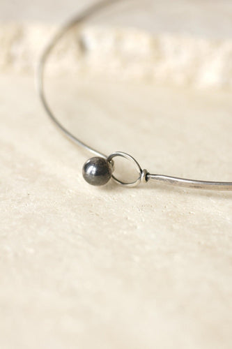 Collier Fabrice - Collier rigide en argent 800 (années 1965-1970) 58 Facettes